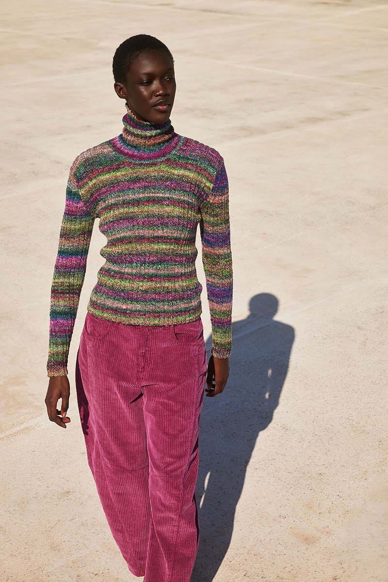 Lang Yarns Knitting Pattern RAINBOW SOUL Sweater Pattern Bundle in Move 4ply by LANGYARNS | Punto 86-006