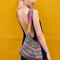 Lang Yarns Knitting Pattern RAVENA Crochet bag Pattern Bundle in Eternity by LANGYARNS | Punto 91-009