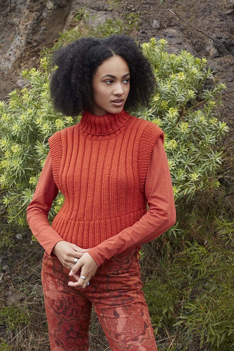 Lang Yarns Knitting Pattern ROCK BOTTOM Slipover Pattern Bundle in MEMORY by LANGYARNS | WOOLADDICTS #11-013