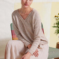 Lang Yarns Knitting Pattern RONDA Sweater Pattern Bundle in Vaya by LANGYARNS | Fatto a Mano 284-068