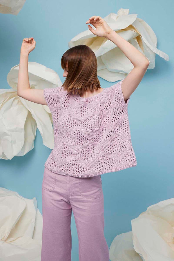 ROSALIND Slipover Pattern Kit in AMIRA by LANGYARNS | Fatto a Mano 288-051