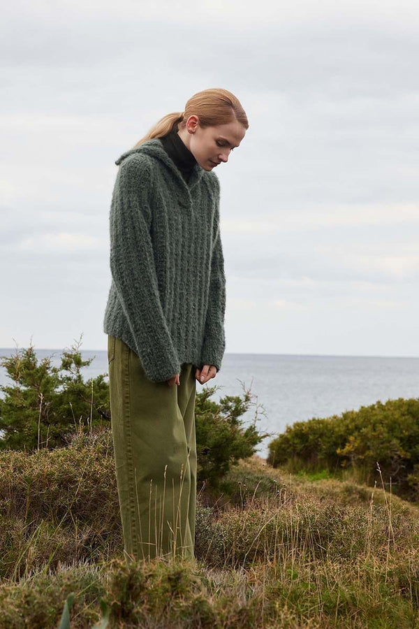 SACRED-GROUND Sweater Pattern Kit in DESIRE by WOOLADDICTS | WOOLADDICTS #15-038