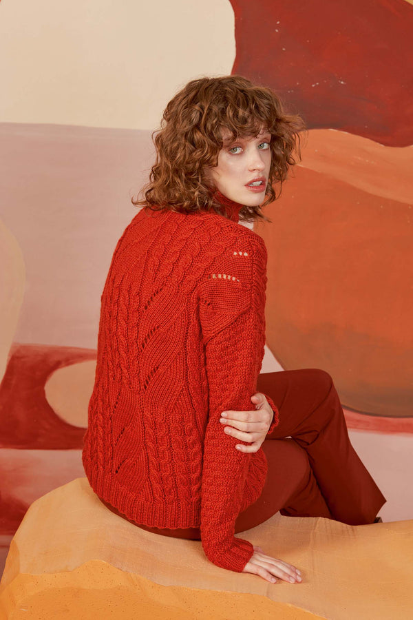 SARAH Sweater Pattern Kit in CARPE DIEM by LANGYARNS | Fatto a Mano 278-045