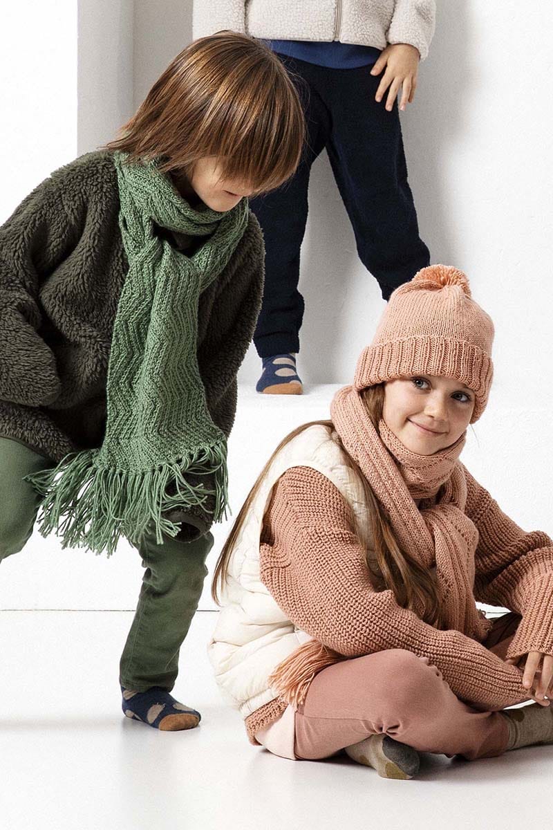 Lang Yarns Knitting Pattern Scarf Pattern Bundle in ATLANTIS by LANGYARNS | Punto 41-016