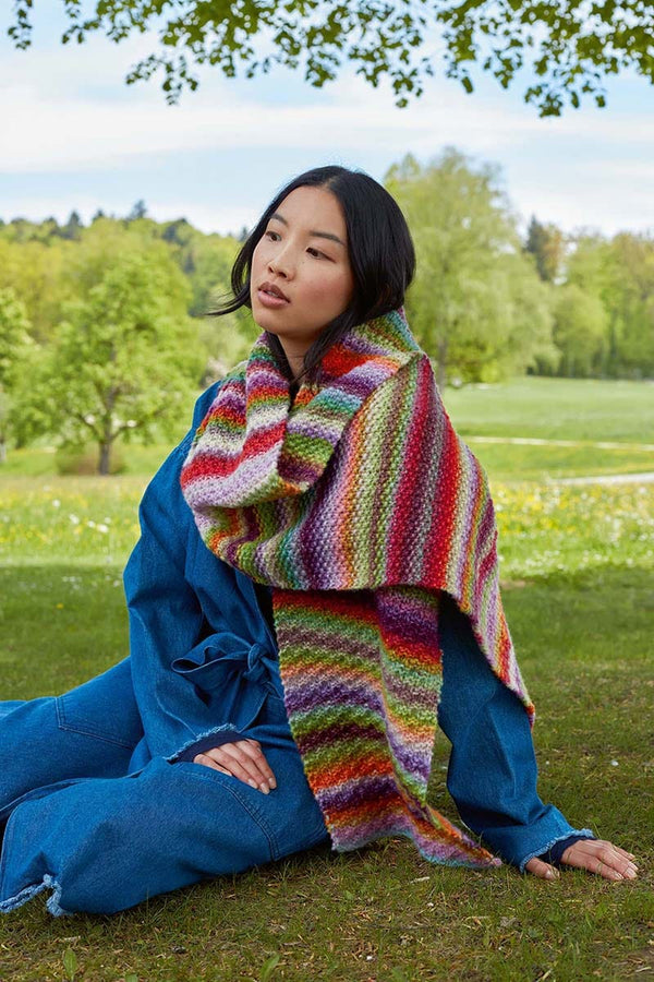 SCARF Pattern Kit in CLOUD by LANGYARNS | Punto 45-002