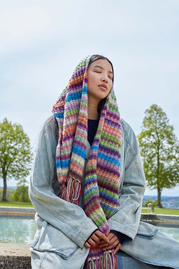 SCARF Pattern Kit in CLOUD by LANGYARNS | Punto 45-008