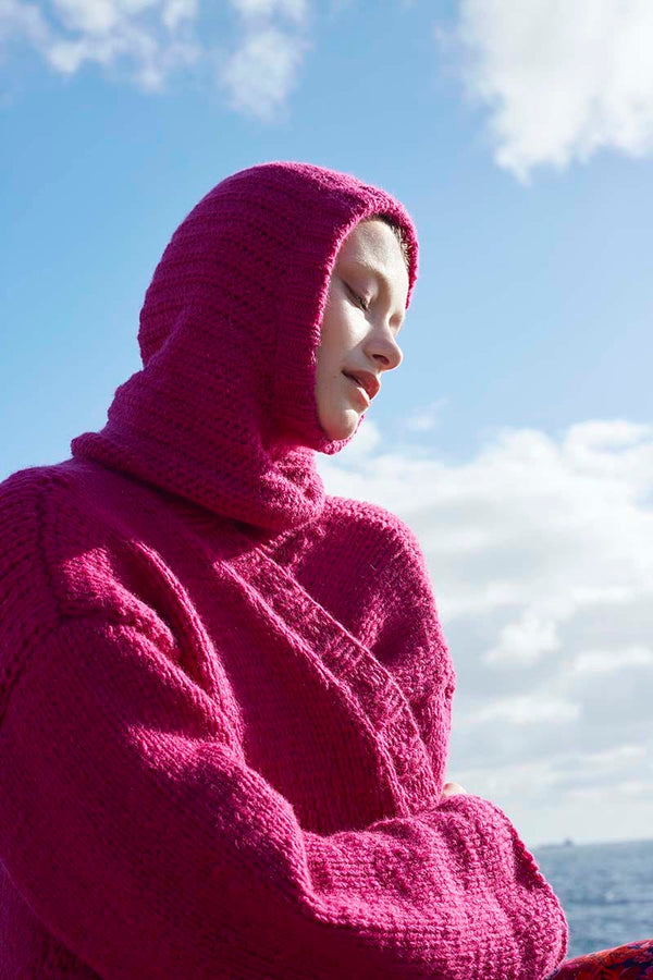 SECRETS-OF-THE-SEA Crochet Balaclava Pattern Kit in MEMORY by WOOLADDICTS | WOOLADDICTS #11-005