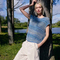 Lang Yarns Knitting Pattern SENTA Top Pattern Bundle in Illusion by LANGYARNS | Punto 81-003