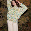 Lang Yarns Knitting Pattern SERAPHINA Sweater Pattern Bundle in Mosaic by LANGYARNS | Punto 84-260