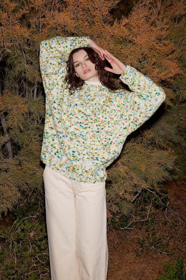 SERAPHINA Sweater Pattern Kit in MOSAIC by LANGYARNS | Punto 84-260