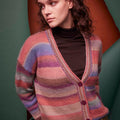Lang Yarns Knitting Pattern SHIRLEY Cardigan Pattern Bundle in Aurora by LANGYARNS | Fatto a Mano 286-022
