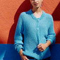 Lang Yarns Knitting Pattern SILENT TIME Topdown Cardigan Pattern Bundle in Whisper by LANGYARNS | WOOLADDICTS #16-002