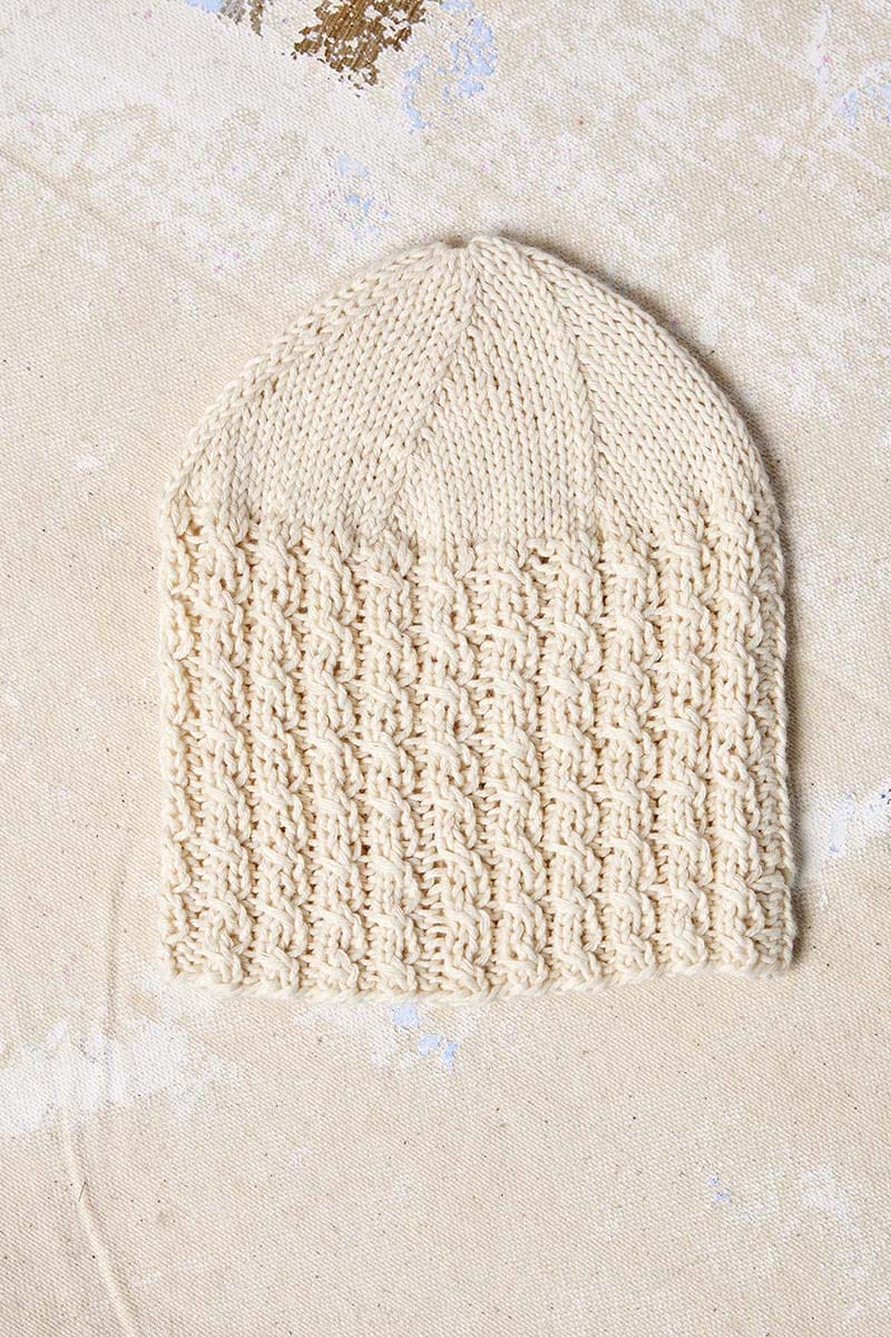 Lang Yarns Knitting Pattern SKYE Hat Pattern Bundle in Baby Cotton Naturally Colored by LANGYARNS | Punto 83-019
