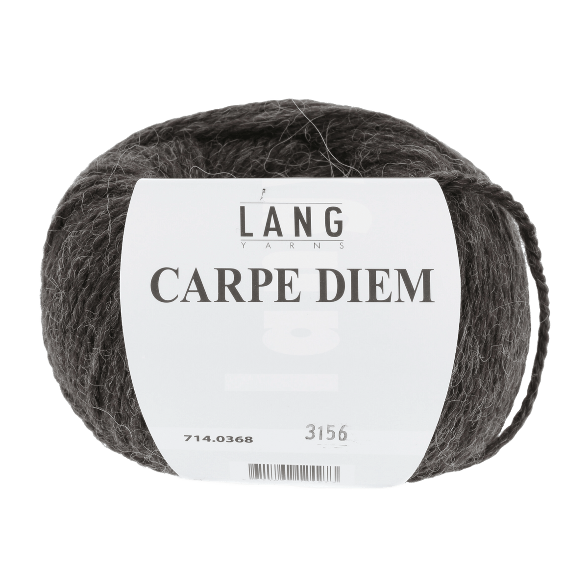 Lang Yarns Knitting Pattern Small - 10 balls / brown mélange 714.0368 IDA Top Down Sweater Pattern Bundle in Carpe Diem by LANGYARNS | Fatto a Mano 282-025