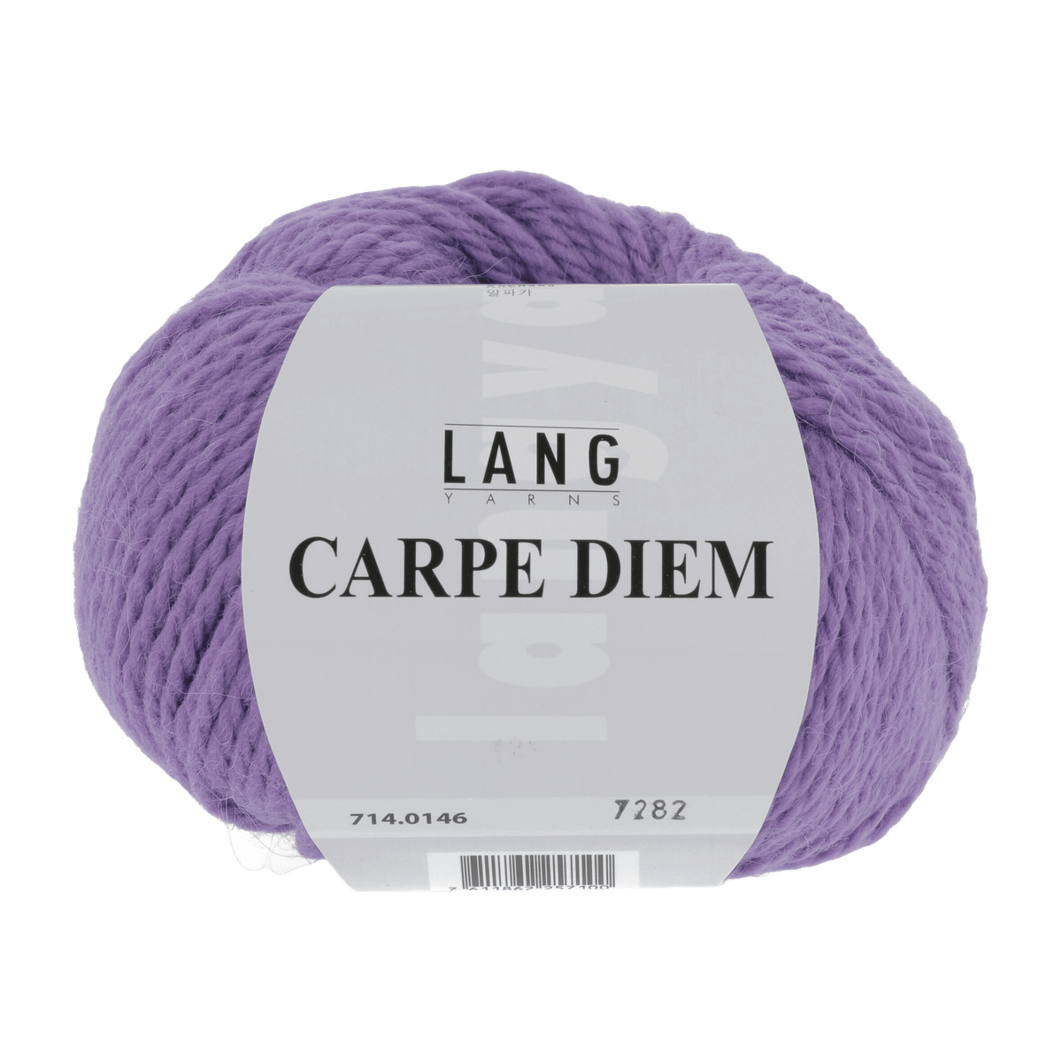 Lang Yarns Knitting Pattern Small - 10 balls / lilac 714.0146 IDA Top Down Sweater Pattern Bundle in Carpe Diem by LANGYARNS | Fatto a Mano 282-025