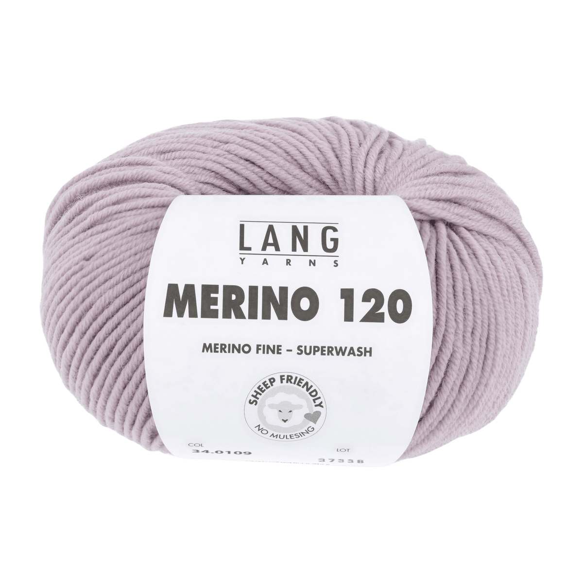 Lang Yarns Knitting Pattern Small - 10 balls / rose pale 34.0109 Ladies' sweater Pattern Bundle in MERINO 120 by LANGYARNS | Punto 55-004
