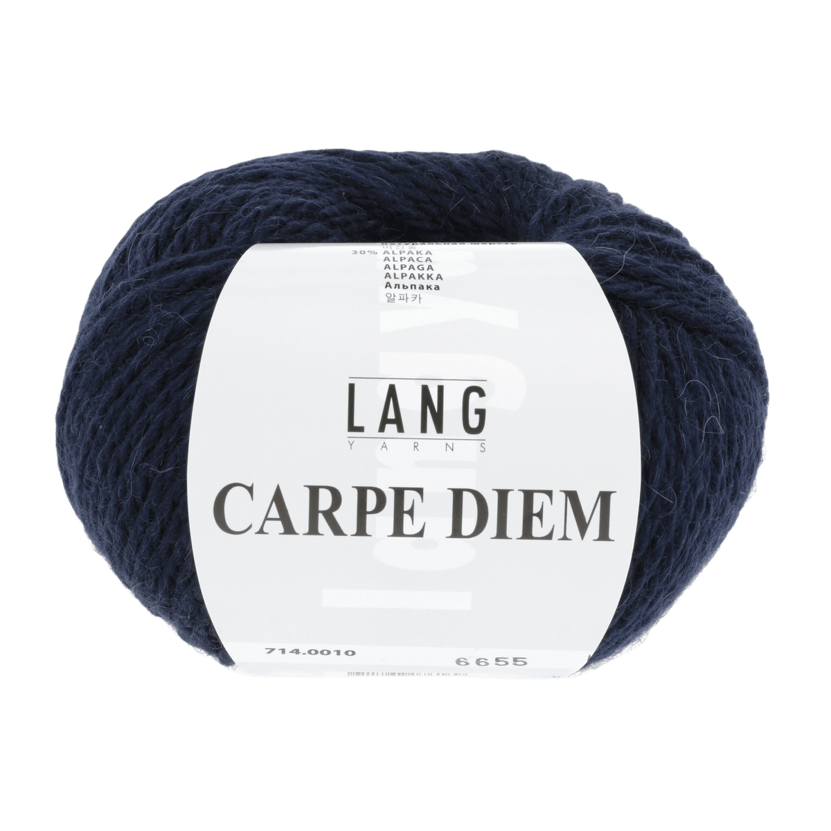Lang Yarns Knitting Pattern Small - 10 balls / steel 714.0010 IDA Top Down Sweater Pattern Bundle in Carpe Diem by LANGYARNS | Fatto a Mano 282-025