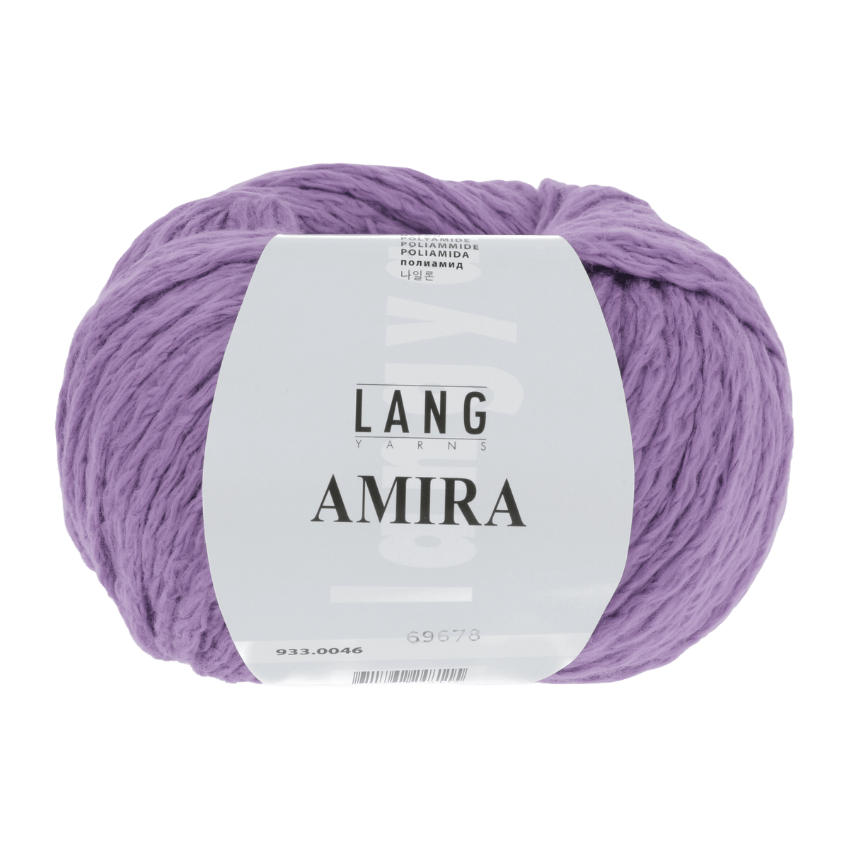 Lang Yarns Knitting Pattern Small - 11 balls / lavender 933.0046 LOTTA Pullover with hood Pattern Bundle in Amira by LANGYARNS | Fatto a Mano 280-014