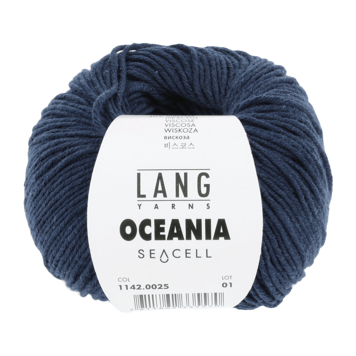 Lang Yarns Knitting Pattern Small - 11 balls / navy 1142.0025 ALESSANDRO Men's sweater Pattern Bundle in Oceania by LANGYARNS | Fatto a Mano 280-061