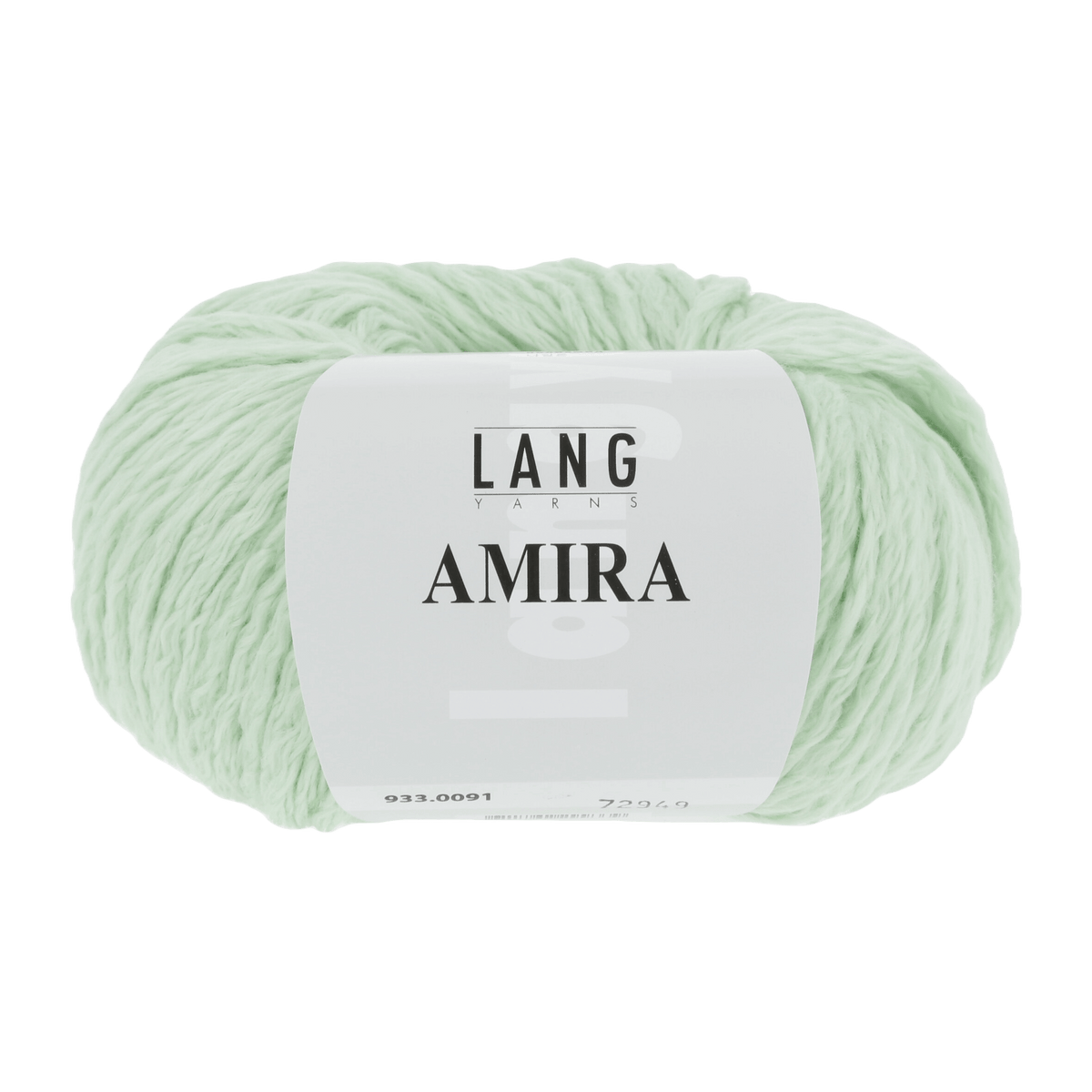 Lang Yarns Knitting Pattern Small - 11 balls / pastel green 933.0091 LOTTA Pullover with hood Pattern Bundle in Amira by LANGYARNS | Fatto a Mano 280-014