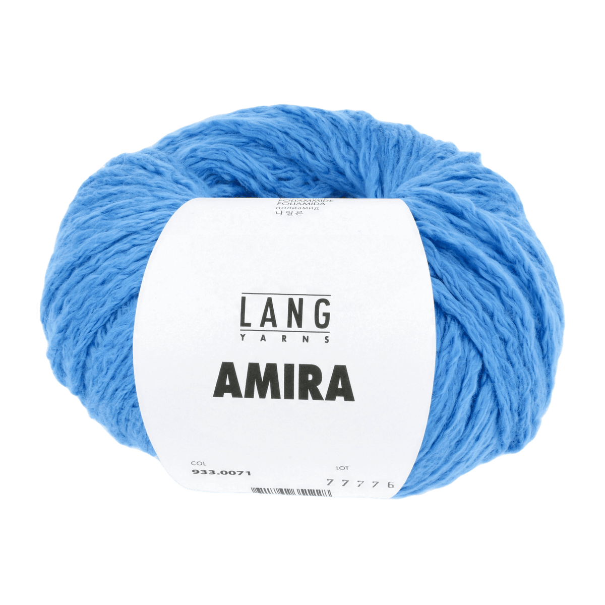 Lang Yarns Knitting Pattern Small - 11 balls / sea 933.0071 LOTTA Pullover with hood Pattern Bundle in Amira by LANGYARNS | Fatto a Mano 280-014
