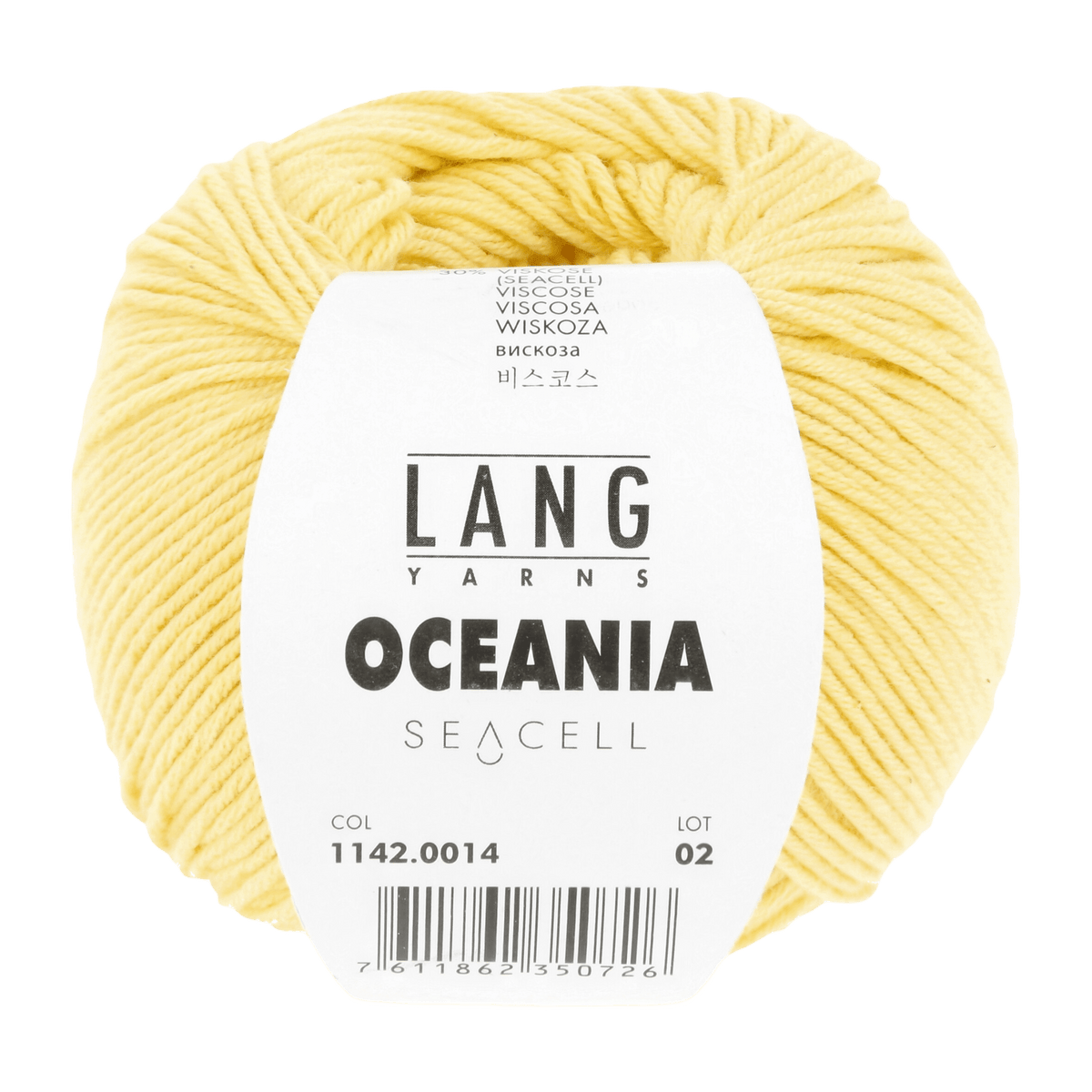 Lang Yarns Knitting Pattern Small - 11 balls / yellow 1142.0014 ALESSANDRO Men's sweater Pattern Bundle in Oceania by LANGYARNS | Fatto a Mano 280-061