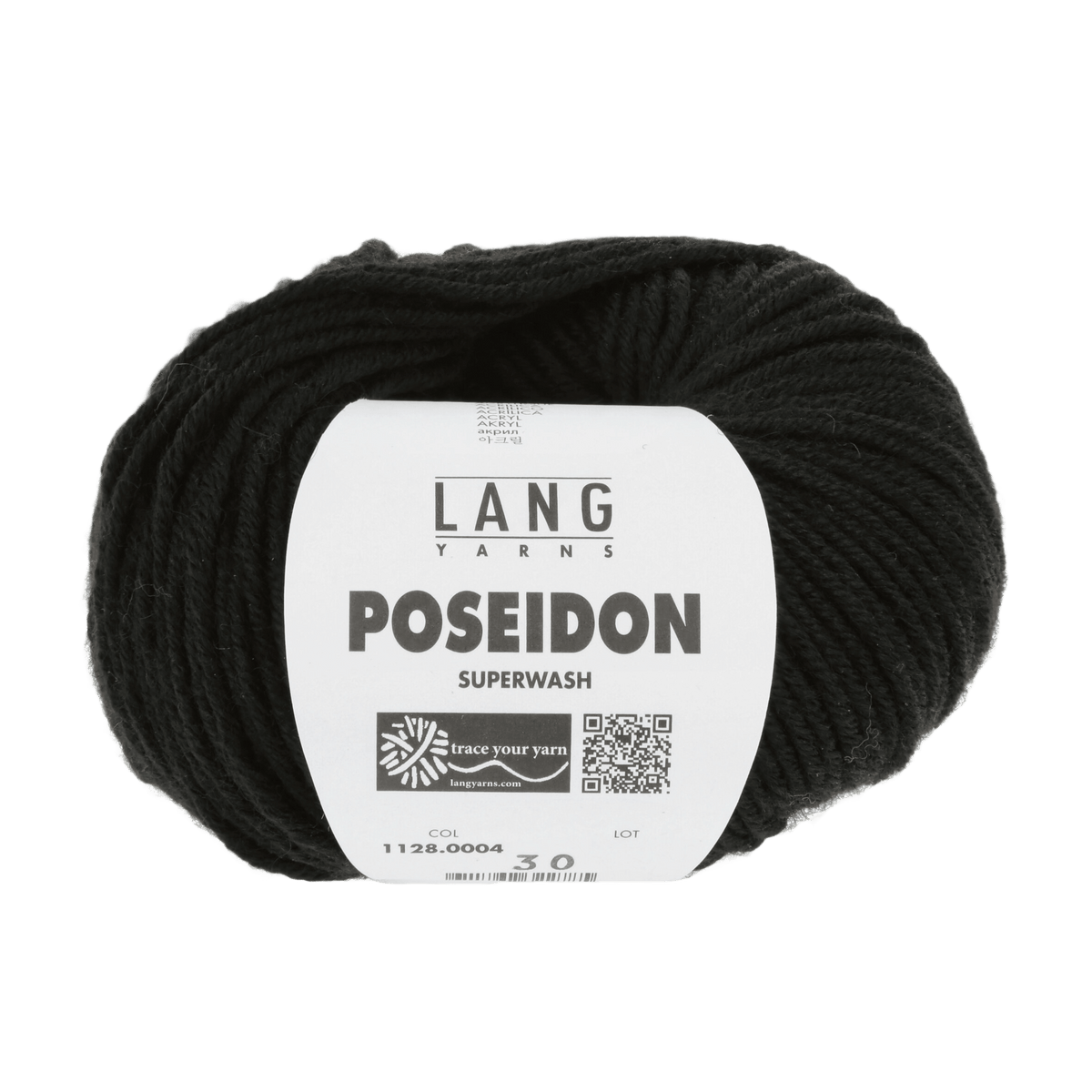 Lang Yarns Knitting Pattern Small - 12 balls / black 1128.0004 SASCHA Unisex cardigan Pattern Bundle in Poseidon by LANGYARNS | Punto 59-008