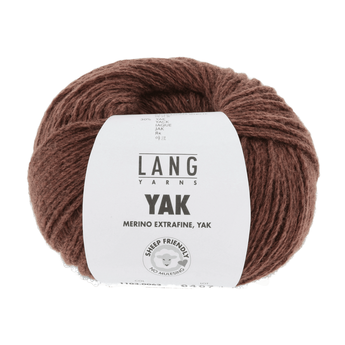 Lang Yarns Knitting Pattern Small - 12 balls / burgundy 1103.0062 VOLKER Men's cardigan Pattern Bundle in YAK by LANGYARNS | Fatto a Mano 278-005