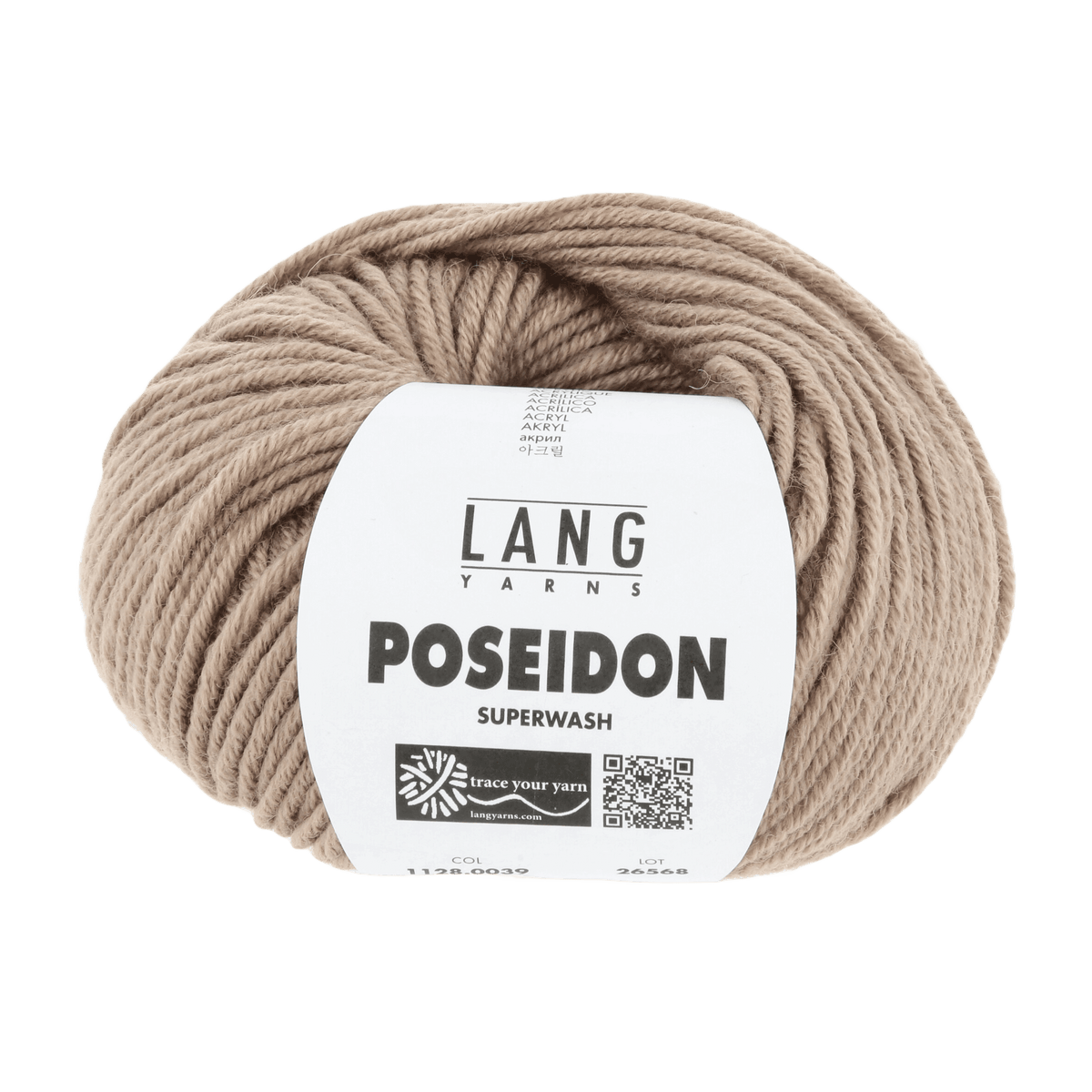 Lang Yarns Knitting Pattern Small - 12 balls / camel 1128.0039 SASCHA Unisex cardigan Pattern Bundle in Poseidon by LANGYARNS | Punto 59-008