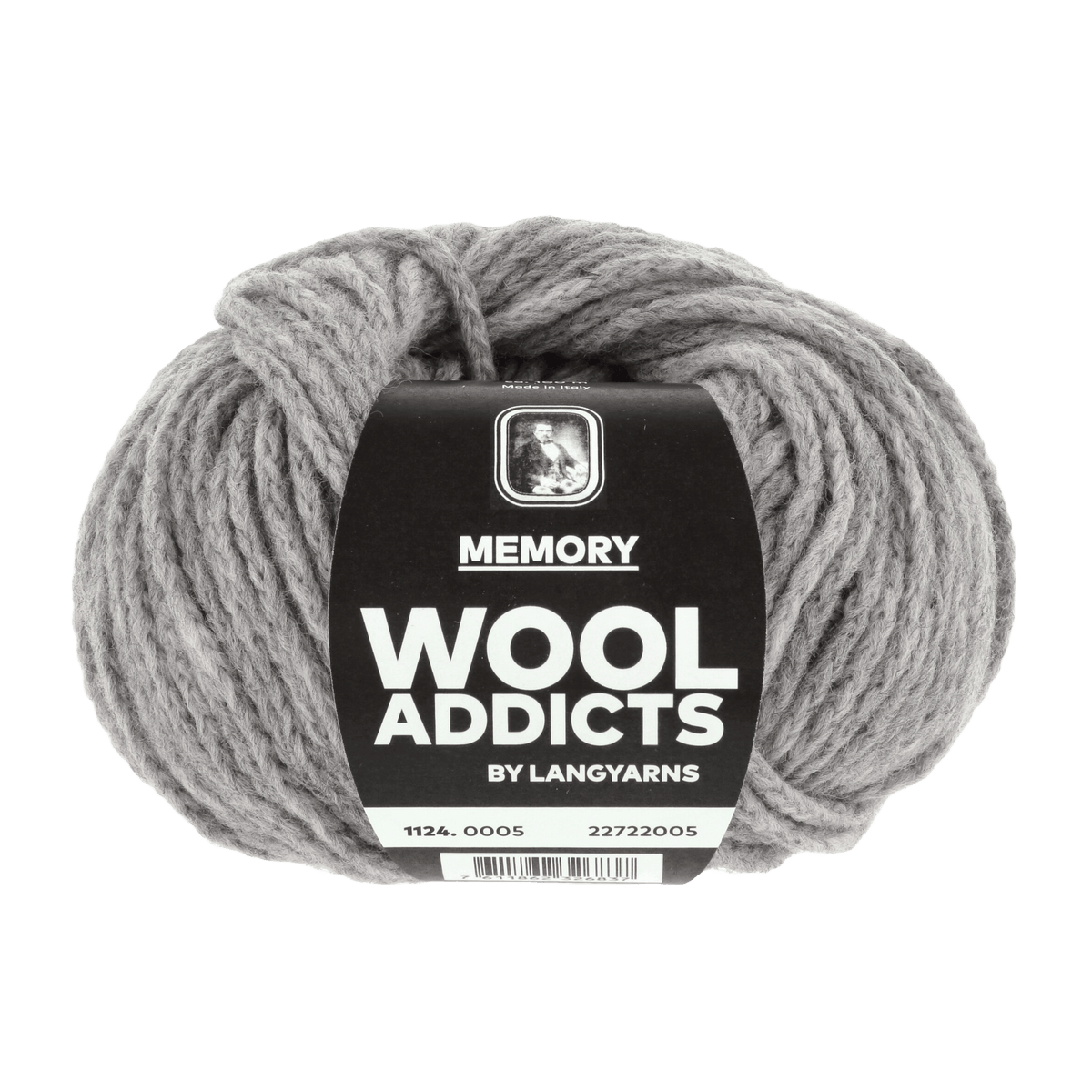 Lang Yarns Knitting Pattern Small - 12 balls / GREY 1124.0005 DAMASK ROSE Sweater Pattern Bundle in Memory by LANGYARNS | WOOLADDICTS #13-029