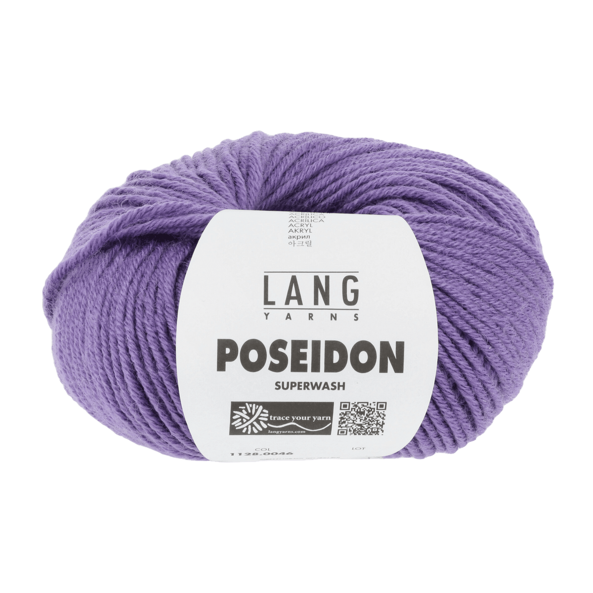Lang Yarns Knitting Pattern Small - 12 balls / lavender 1128.0046 SASCHA Unisex cardigan Pattern Bundle in Poseidon by LANGYARNS | Punto 59-008