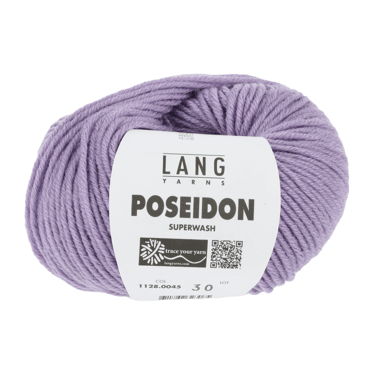 Lang Yarns Knitting Pattern Small - 12 balls / light lavender 1128.0045 SASCHA Unisex cardigan Pattern Bundle in Poseidon by LANGYARNS | Punto 59-008