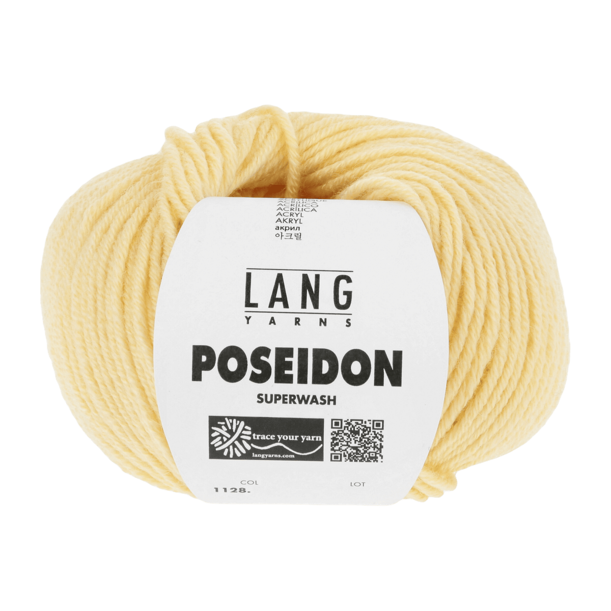 Lang Yarns Knitting Pattern Small - 12 balls / light yellow 1128.0013 SASCHA Unisex cardigan Pattern Bundle in Poseidon by LANGYARNS | Punto 59-008