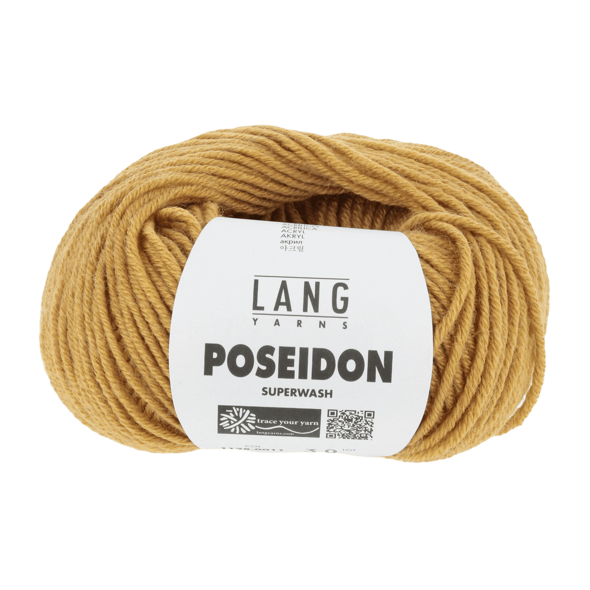 Lang Yarns Knitting Pattern Small - 12 balls / mustard yellow 1128.0011 SASCHA Unisex cardigan Pattern Bundle in Poseidon by LANGYARNS | Punto 59-008