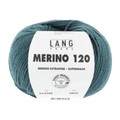 Lang Yarns Knitting Pattern Small - 12 balls / petrol 34.0388 ASHLEY Sweater Pattern Bundle in Merino 120 by LANGYARNS | Fatto a Mano 286-081