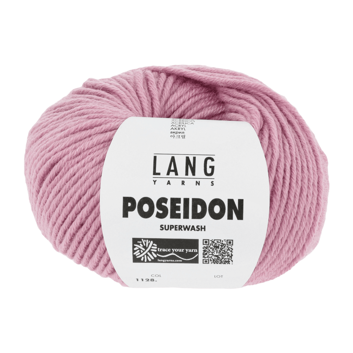 Lang Yarns Knitting Pattern Small - 12 balls / rose 1128.0009 SASCHA Unisex cardigan Pattern Bundle in Poseidon by LANGYARNS | Punto 59-008