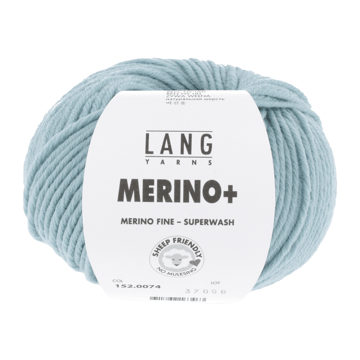 Lang Yarns Knitting Pattern Small - 13 balls / dark mint 152.0074 Sweater Pattern Bundle in Merinoplus by LANGYARNS | Punto 55-002