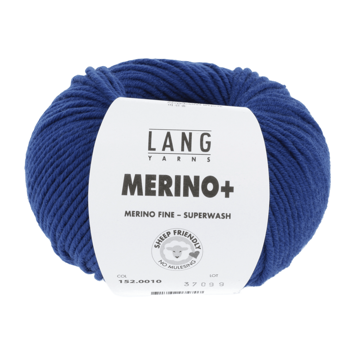 Lang Yarns Knitting Pattern Small - 13 balls / royal 152.0010 Sweater Pattern Bundle in Merinoplus by LANGYARNS | Punto 55-002