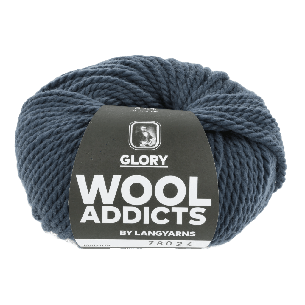 Lang Yarns Knitting Pattern Small - 14 balls / DUSK 1061.0174 INNER PEACE Sweater Pattern Bundle in GLORY by LANGYARNS | WOOLADDICTS #11-025