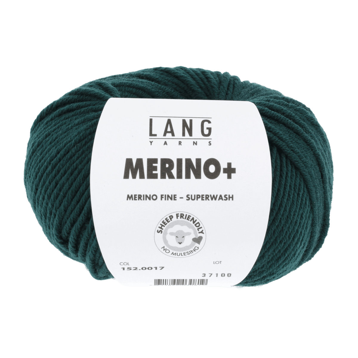 Lang Yarns Knitting Pattern Small - 14 balls / fir 152.0017 Sweater Pattern Bundle in Merinoplus by LANGYARNS | Punto 55-006