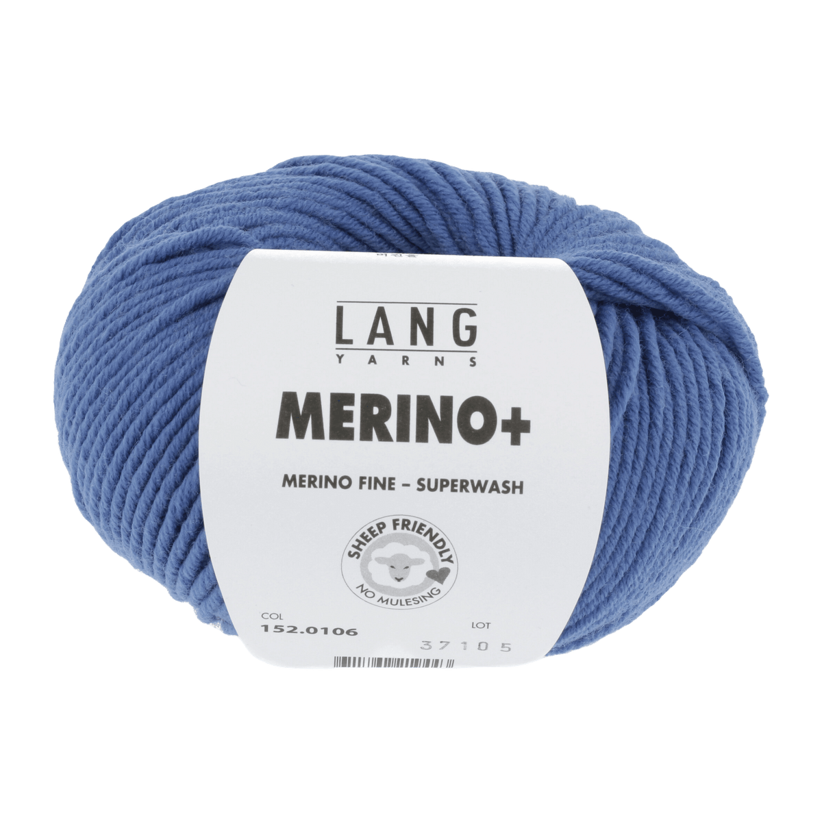 Lang Yarns Knitting Pattern Small - 14 balls / middle blue 152.0106 Sweater Pattern Bundle in Merinoplus by LANGYARNS | Punto 55-006