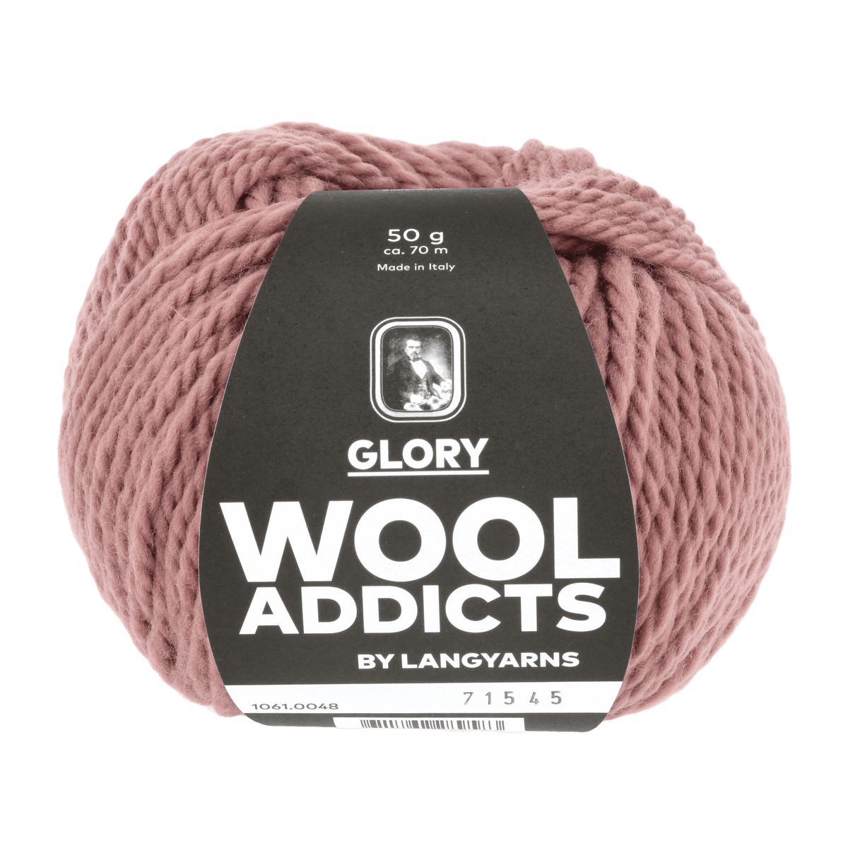 Lang Yarns Knitting Pattern Small - 14 balls / ROSE 1061.0048 INNER PEACE Sweater Pattern Bundle in GLORY by LANGYARNS | WOOLADDICTS #11-025