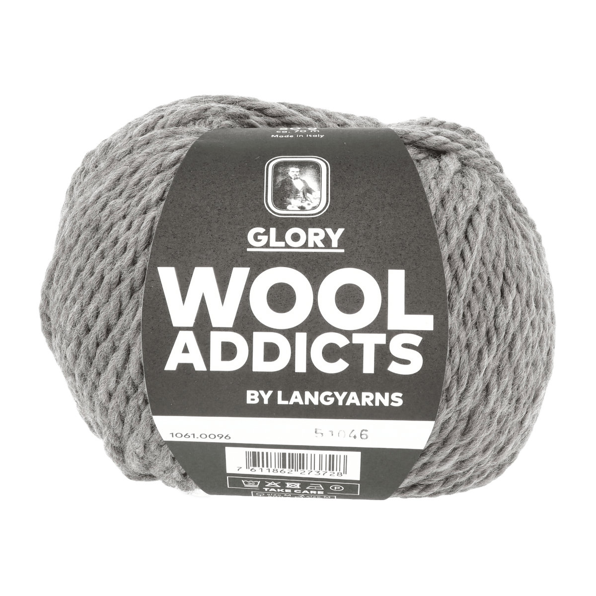 Lang Yarns Knitting Pattern Small - 14 balls / STONE 1061.0096 INNER PEACE Sweater Pattern Bundle in GLORY by LANGYARNS | WOOLADDICTS #11-025