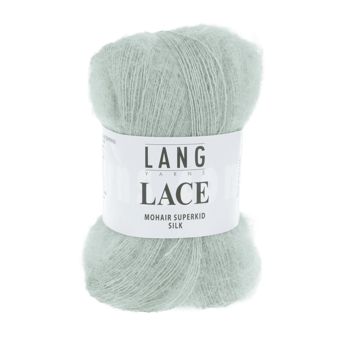Lang Yarns Knitting Pattern Small - 15 balls / pastel green 992.0091 GITTE Top down sweater Pattern Bundle in LACE by LANGYARNS | Fatto a Mano 278-001