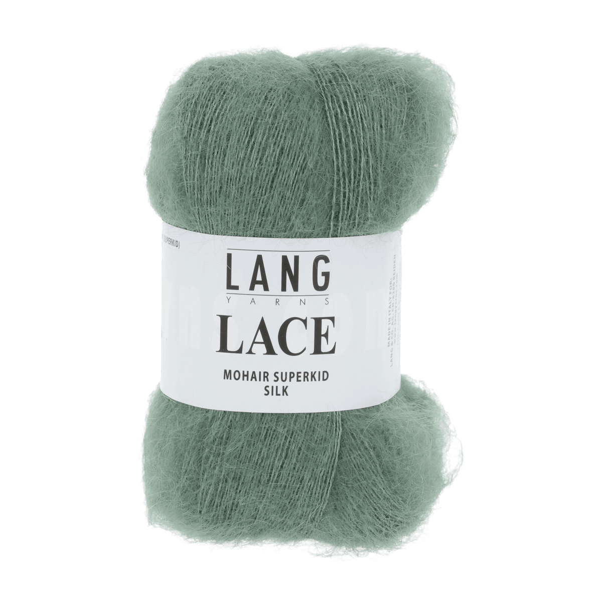 Lang Yarns Knitting Pattern Small - 15 balls / sage 992.0092 GITTE Top down sweater Pattern Bundle in LACE by LANGYARNS | Fatto a Mano 278-001