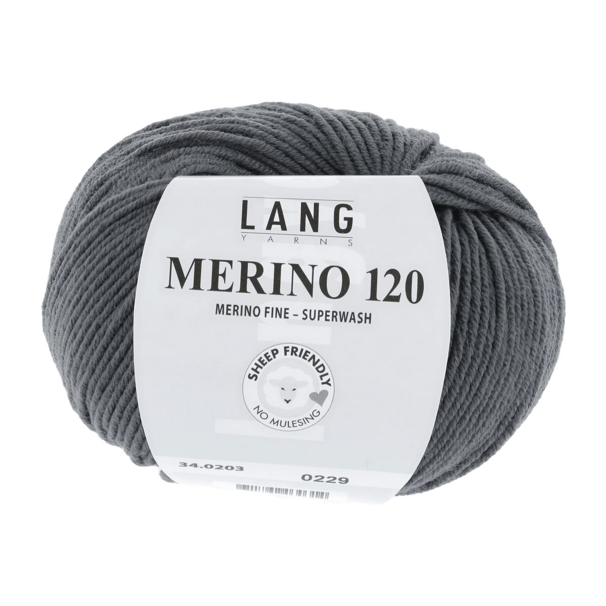 Lang Yarns Knitting Pattern Small - 15 balls / stone 34.0203 Zip-front jacket Pattern Bundle in MERINO 120 by LANGYARNS | Punto 55-009