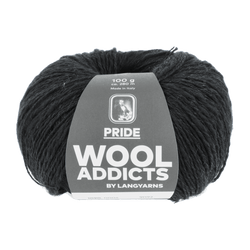 Lang Yarns Knitting Pattern Small - 2 balls / BLACK 1090.0004 NO WALLFLOWER Short-sleeved top Pattern Bundle in PRIDE by LANGYARNS | WOOLADDICTS #10-004