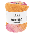Lang Yarns Knitting Pattern Small - 2 balls / orange/berry/yellow 1088.0018 POPPY Crochet T-Shirt Pattern Bundle in Quattro Degradé by LANGYARNS | Punto 91-007