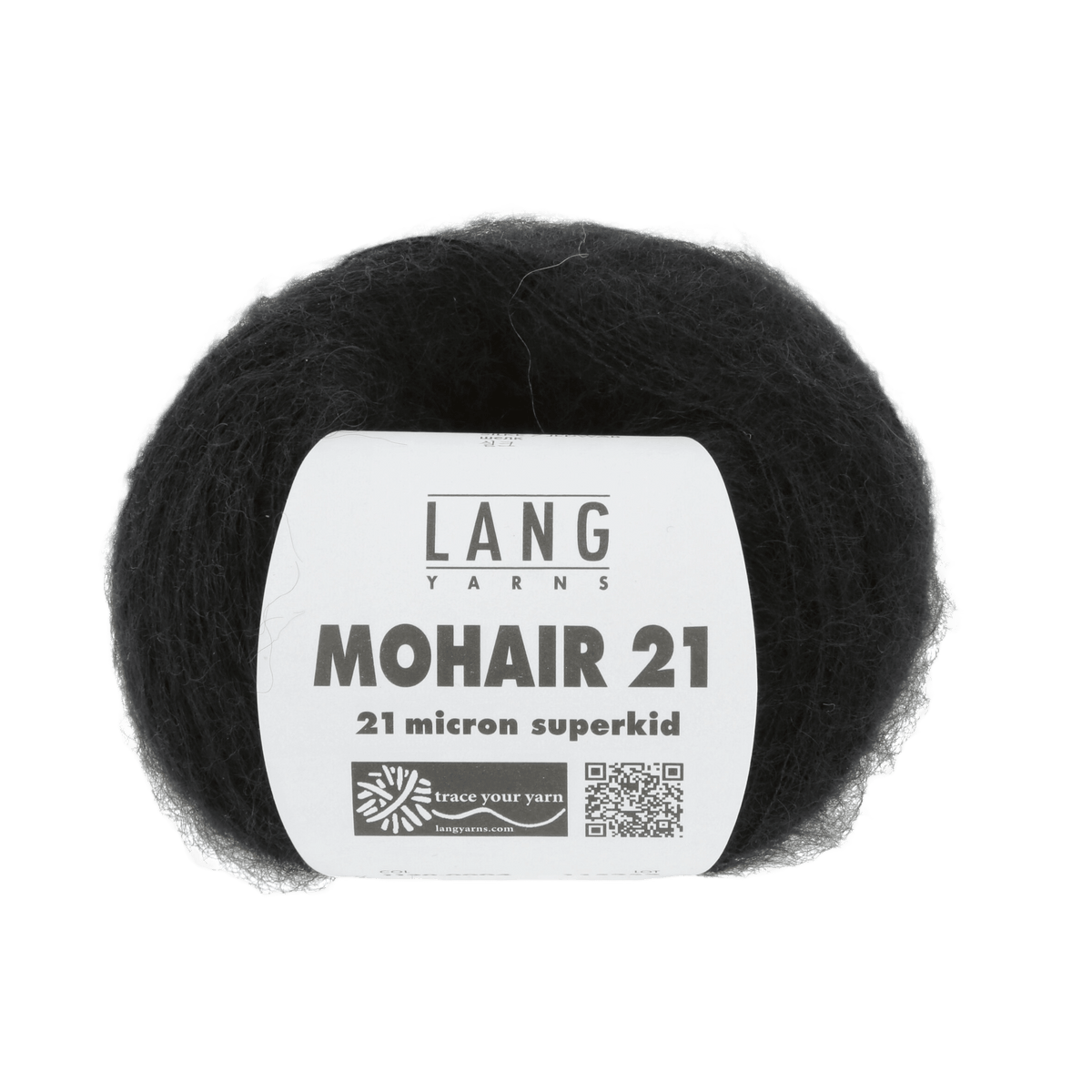 Lang Yarns Knitting Pattern Small - 3 balls / black 1120.0004 TILDA Sweater Pattern Bundle in Mohair 21 by LANGYARNS | Fatto a Mano 280-001