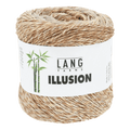 Lang Yarns Knitting Pattern Small - 3 balls / brown/cloud/yellow/pink 1155.0008 GEORGINA Top Pattern Bundle in Illusion by LANGYARNS | Punto 91-013